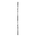 (79)WHEN NO STOCK SELL IND50/6/39 INDTL 50/6 "TWISTED BALSTR (35-7/16" H X 1/2" SQ.)