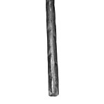 (C-126) INDTL 600/2 HAMMERED RD. BAR (5/16" X 10 )