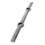 (135)INDTL 605/4 HOT PIRCD BAR (78-3/4" L X 3/4" SQ.)