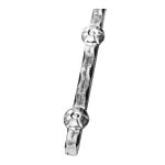 (129) INDTL 614/5 HAMMERED BAR (9/16" SQ. X 78-3/4" L)