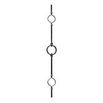 (101) INDTL 615/2 STEEL "DUAL ROD" BALUSTR (35-7/16" H)