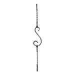 (101) INDTL 617/5 STEEL "DUAL ROD" BALUSTR (35-7/16" H)