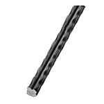(127) INDTL 625/10 GROOVED & HAMMERED BAR (3/4" SQ. X 10 )