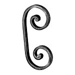 (006) INDITAL 630/3 "C" SCROLL (4-1/2 X 10-1/4 MATERIAL 3/4 X 3/8)