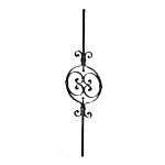 (91) INDTL 64/A/1 RAIL BALUSTR (35-7/16" H)