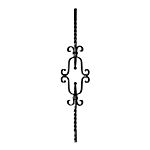 (90) INDTL 64/A/3 TWISTED BLS (1/2" SQ. X 35-7/16" H)