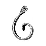(13) INDITAL 64/G/5 STEEL SCROLL (4-1/8" H X 2-9/16" W)