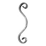 (13) INDITAL 64/G/6 STEEL SCROLL (9-1/16" H X 1-15/16" W)