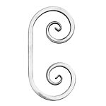 (07) INDITAL 651/1 "C" SCROLL (4-23/32 X 9-1/4 MATERIAL 1/2 SQ)