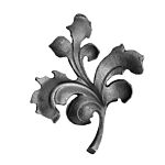 (161) INDTL 661/2 CAST STEEL LEAF - (6-1/8" H)