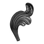 (161) INDTL 662/4 CAST STEEL LEAF - (5-1/8" H)