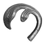 (161) INDTL 663/4 CAST STL LEA (3-9/16" H X 2-3/4" W)