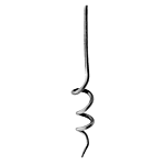 (C-160) INDTL 673/3 FORGED STEM (5-7/8" H X 1/4" DIA.)