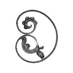 (045) INDITAL 681/6 FLOWER PANEL (11-3/16" H)