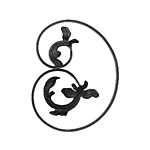(045) INDITAL 681/8 FLOWER PANEL (16-1/8" H)