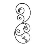 (044) INDTL 685/4 FLOWER PANEL (23-1/4" H)