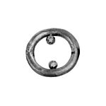 (160) INDTL 691/5 FORGED LEAF (2 15/16" DIA) 1/2" MTL