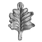 (160) INDTL 692/3 STEEL LEAF (3-3/4" H)