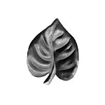 (162) INDTL 702/2 SHEET METAL LEAF (2-9/16" H X 2-1/16" W)