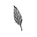(162) INDTL 702/3 SHEET METAL LEAF (7-7/8" H X 3-1/8" W)