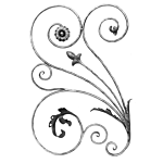 (C-53) INDTL 715/1 HAMMERD RD. PANEL (34-5/8" X 22-7/8" X 1/2" DIA)