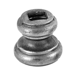 (C-141) INDTL 747/17 CAST IRO N SHOE (5/8" SQ. HOLE)