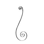 (18) INDITAL 88/C/2 CURVED BALUSTER (28-3/8" H X 9-1/4" W)