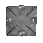 (C-156) INDTL 94/A/6 STEEL PLATE (3-5/32" SQ X 5/16")