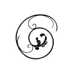 (046 )INDITAL 94/E/2 FLOWER PANEL (18-1/8" H)