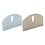 SHUT-IT CARRIAGE PLATE FOR  4" V-GROOVE WHEELS