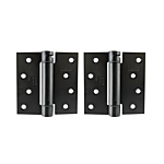 CAL-ROYAL 4" X 4" SINGLE ACTION SPRING HINGE - US1-BLACK