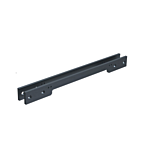 MOUNTING PLATE FOR DC622G GUIDE RAIL, BLACK W/ FASTENERS