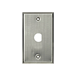 REMOTE SINGLE-GANG PLATE WITH 3/4" D-HOLE