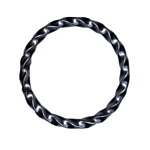 (C) INDITAL 1/2" TWISTED SQ. RING X 4" OD