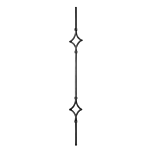 (C-68) INDTL GD20/2 GD BALSTR (39-3/8" X 4-1/2" X 1/2" SQ.)