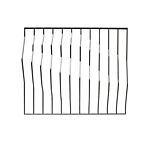 (13C) INDITAL GD289/1 GONZATO DESIGN MATERIAL 1/2" SQ (47 1/4" W X H 39 3/8")