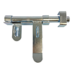 **ZINC PLATE-EXTRA BIG** 1" SLIDE BOLT W/RECEIVER