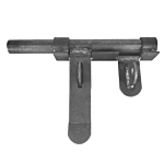 **PLAIN STEEL-EXTRA BIG** 1" SLIDE BOLT W/RECEIVER