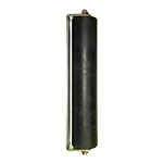 **PLASTIC** (12" X 2-1/2" DIA) BLACK W/BEARING H.D. GUIDE ROLLER