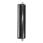 **RUBBER** (12" X 2-3/8" DIA) BLACK GUIDE ROLLER ASSY. (10/CASE)