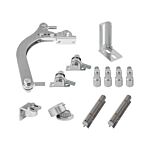 HI-MOTIONS INDUSTRIAL BI-FOLDING COMPLETE GATE KIT (550 LB MAX GATE WEIGHT)