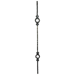 (C-5C) INDITAL 104/6 DOUBLE GOTHIC RING PICKET (39-3/8" X 2-3/8" X 1/2")