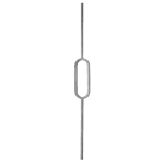 (C-3C) INDITAL GD29/1 SINGLE OVAL PICKET (39-3/8" X 3-7/8" X 9/16")