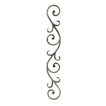 SCROLL GATE TOP (5" X 35-2/5")