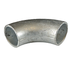 FORMED "GALVANIZED" 1-1/4" SCHEDULE 40 PIPE ELBOW - 1-5/8" INSIDE RADIUS