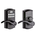 KWIKSET ELECTRONIC LEVER LOCK W/SMARTKEY (IRON BLACK-514)