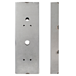 KEEDEX WELDABLE GATE BOX FOR ALARM LOCK ETPDL WITH VON DUPRIN 99 EXIT DEVICE - 4" W x 15" H x 2" D