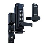 LOCKEY "SUMO" SURFACE MOUNT GATE LOCK (SINGLE SIDED) JET BLACK