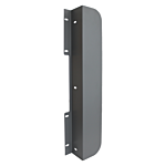 LOCKEY SILVER PANIC BAR LATCH PROTECTOR (23.5" L X 6" W X 2.5" D)