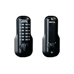 LOCKEY JET BLACK MECHANICAL DEADBOLT LOCK (SINGLE SIDED)